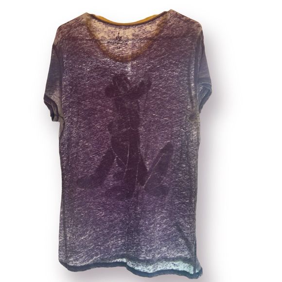 Disney Pluto Shirt Womens XXL Disneyland Disney World Distressed Style Sheer Tee - Picture 4 of 7